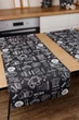 Доріжка на стіл ПРОВАНС Breakfast black, 40х120см 039617 - зображення 1