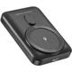 Powerbank павербанк УМБ подставка для телефона Choetech Magnetic Wireless 10000mAh 20W PD USB-C In/Out with holder Qi-15W Black (B743-CCBK) - зображення 3