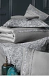 Постільна білизна La Romano Florence 400TC двоспальне 240х260 6 предметів сірий - зображення 2