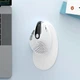 Мишка Бездротова Bluetooth Delux M618 XSD Seeker Анатомічна Вертикальна Ергономічна для ПК ноутбука Універсальна Біла - зображення 2