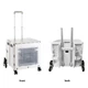 Тележка для пикника складная на 8 колес с складным ящиком Easy Camping EC-0978 Green - изображение 8