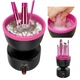 Электрический автоматический очиститель кистей и макияж 3 в 1 Makeup Brush Cleaner с регулятором скорости черный - изображение 1