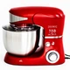 Планетарный стационарный миксер тестомес Royalty Line RL PKM 1600 Вт Red электрический домашний с чашей из нержавейки на 6 л насадка для теста венчик для взбивания - изображение 9