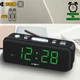 Часы электронные настольные VST 738-2 LED AC сетевые 220V светящиеся с зеленой подсветкой будильник и резервное питание (47917) - изображение 2