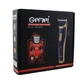 Машинка для стрижки волос Gemei GM-6005 Professional 3 Вт аккумуляторная титановые ножи + 4 насадки и щетка (44015 IM) - изображение 3