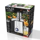 Соковыжималка центробежная для цитрусовых фруктов и овощей Adler AD 4128 White/Black домашняя электрическая на 2000 Вт контейнер для жмыха 2 скорости - изображение 10