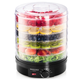 Сушилка электрическая для овощей фруктов грибов и мяса Mozano Food Dehydrator Black дегидратор на 500 Вт 6 лотков терморегулятор - изображение 1