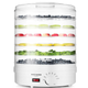 Сушилка электрическая для овощей фруктов грибов и мяса Mozano Food Dehydrator White дегидратор на 500 Вт 6 лотков терморегулятор - изображение 1