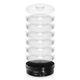 Сушилка электрическая для овощей фруктов грибов и мяса Mozano Food Dehydrator Black дегидратор на 500 Вт 6 лотков терморегулятор - изображение 4