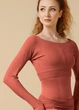 Рукави розігрівочні закриті VANESSA rayon rib knit, dusty rose, ML - зображення 1