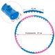 Обруч для похудения массажный разборной Хула Хуп Hula Hoop DYNAMIC JIESEN HOOP 1 кг 8 секций d-97 см розовый-синий JS-6011 - изображение 14