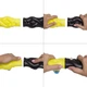 Обруч для похудения массажный разборной Хула Хуп Hula Hoop DOUBLE GRACE MAGNETIC Zelart 1,23 кг 8 секций d-104 см желтый-черный JS-6001 - изображение 9