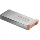 USB флеш накопитель ADATA 128GB UR350 Silver/Beige USB 3.2 (UR350-128G-RSR/BG) (246425) - изображение 3