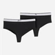 Набор трусиков бразилиана женских Puma Women High Waist Brazilian Pack 93898401 XL 2 шт Black (8720245811033) - изображение 2