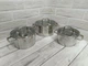 Набор кастрюль из нержавеющей стали Edenberg со стеклянными крышками 6 предметов (EB-3741) - изображение 4
