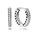 Срібні сережки Pandora Серця 296317CZ - изображение 1