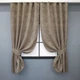 Комплект коротких штор VR-Textil Жаккард Sultan XO № 1680ш Темно-бежевый 130х170 см 2 шт (35-0329) - изображение 1