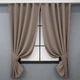 Комплект коротких штор VR-Textil Блэкаут Midnight № 1673ш Капучино 140х170 см 2 шт (35-0326) - изображение 1