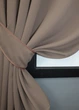 Комплект коротких штор VR-Textil Блэкаут Midnight № 1673ш Капучино 140х170 см 2 шт (35-0326) - изображение 3