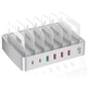 Многопортовая зарядная док-станция с органайзером Addap MCSH881, на 6 портов, USB, Type-C PD, QC, 72W - изображение 1