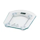 Умные электронные напольные весы D&T Smart DT2003B 180кг (100г) Закаленное стекло Transparent - изображение 2