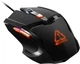Игровая мышь Canyon Vigil, USB, оптическая (сенсор Pixart 3168), 800 - 3200 dpi, RGB-подсветка, 6 программируемых кнопок, 1.65 м., Black/Orange - изображение 1