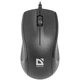 Комп'ютерна миша Defender Optimum MB-160, USB, оптична, 1000 dpi, 3 кнопки, 1.5 м, Black - зображення 1