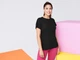 Футболка в рубчик для женщины Esmara LYCRA® 442774_435031_ S Черный - изображение 2