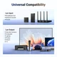 Соединитель витой пары Ugreen NW301 Gigabit Ethernet Splitter 1 to 2 Grey (45311) - изображение 6