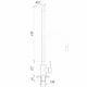 Смеситель для кухни с гибким изливом Globus Lux WIEN SBT2-203SA-W07 однорычажный, нержавейка, белый - изображение 3