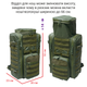 Тактичний рюкзак бойового медика з відділом для нош волокуш DERBY MultiPack армійський медичний рюкзак хакі - зображення 2