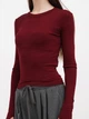 Лонгслив длинный женский EQUILIBRI W215 016 001-3871 M Bordo (2299965855963) - изображение 3