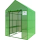 Теплиця Cultivo 1.4x1.4x2 м ПЕ плівка зелена 8 полиць (003002) - изображение 1