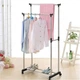 Телескопическая стойка-вешалка для одежды Double Pole Clothes Horse (большая) 339 LR - изображение 1