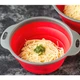 Дуршлаг складной силиконовый Frico Красный - изображение 4