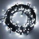 Гирлянда новогодняя Xmas 100 LED 9 м черный провод (RD7128) Холодный белый - изображение 2