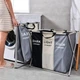 Корзина для белья складная Laundry Basket 3 секции (552 LB) - изображение 5
