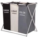 Корзина для белья складная Laundry Basket 3 секции (552 LB) - изображение 1