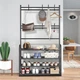 Вешалка-стойка для одежды и обуви Multifunctional Shoe & Hat Rack 80 х 25.5 х 170 см (R94054) Черный - изображение 3