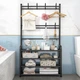 Вешалка-стойка для одежды и обуви Multifunctional Shoe & Hat Rack 80 х 25.5 х 170 см (R94054) Черный - изображение 6