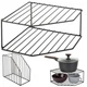 Полка-органайзер кухонная Storage Rack 2 яруса 25 х 25 х 12 см (M50210-S) Черный - изображение 2