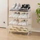Полиця для взуття Shoe Rack 47 х 20 х 53 см 4 полиці (R97337) Білий - зображення 1