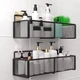 Настінна полиця Modern Home 29.5 х 13.5 х 13 см (TD01334-M/M50241-M) Чорний - зображення 2