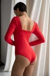 Боди Tales Goddess long S красный (kd6046-005) - изображение 7