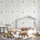 Панель стеновая 3D 700*700*4mm звезды и луна белом фоне (D) SW-00001970 - изображение 14