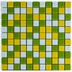 Мозаика из декоративного стекла желто-зелёная 298х298х4,5мм SW-00002362 - изображение 8