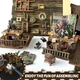 Бук Нук Корабль-призрак Нового Света Интерьерный конструктор New World Ghost Ship DIY Book Nook Kit SQ-36 - изображение 7