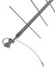 Направленная антенна логопериодеческая Yagi на 370-640 МГц с усилением 9dBi, 7 секций SMA - изображение 3