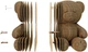 3D пазл-конструктор Cartonic 3D Puzzle Teddy Bear 149 элементов (CARTTEDDY) - изображение 6