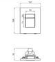 Панель змиву Koer ABS 198x157 мм Графіт (609192) - зображення 4